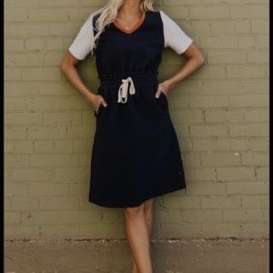 Roolee Cornflower Colorblock dress